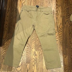 2 x pair of Men's Tan/ Navy Chino Pants - Straight Fit